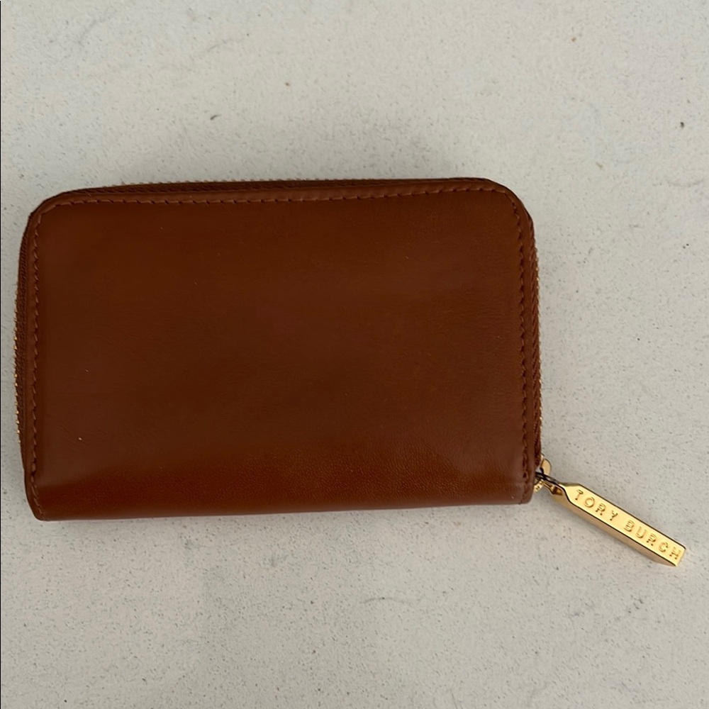 Tory Burch Emerson Brown Leather Wallet - Picture 3 of 3